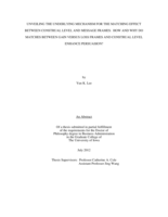 Unveiling the underlying mechanism for the matching effect between construal level and message frames: how and why do matches between gain versus loss frames and construal level enhance persuasion?