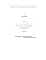 Optimal recovery of regional CO2 surface fluxes by data assimilation of anthropogenic and biogenic tracers