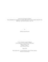 “That was women’s work”: the borders of gender, cultural practices, and ethnic identity in Arizona and New Mexico, 1846-1941