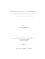 Rethinking meta-analysis: an alternative model for random-effects meta-analysis assuming unknown within-study variance-covariance