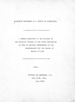 Nathaniel Hawthorne as a critic of literature
