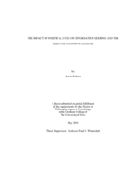 The impact of political cues on information seeking and the need for cognitive closure