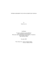 Interim assessment use in Iowa elementary schools