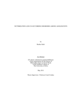Victimization and co-occurring disorders among adolescents