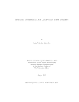 Mining big mobility data for large urban event analytics