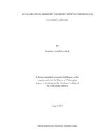 An examination of racist and sexist microaggressions on college campuses