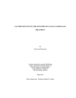 Factors influencing the outcomes of class II camouflage treatment