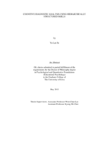 Cognitive diagnostic analysis using hierarchically structured skills