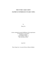 The future cakravartin-maitreyan soteriology in early China