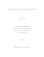 X-Ray binaries in local analogs to the first galaxies