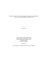 The development of a DICOM import software and Modality Calculators for Radiology Protocols