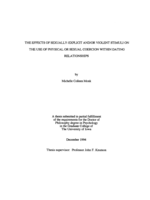 The Effects of Sexually-Explicit and/or Violent Stimuli on the Use of Physical or Sexual Coercion Within Dating Relationships