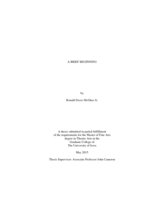 A brief beginning