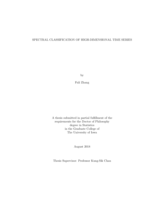 Spectral classification of high-dimensional time series