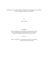 Struggles and achievements: experiences of working-class white male academics who attain tenure