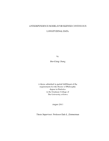 Antedependence Models for Skewed Continuous Longitudinal Data