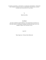 Learning, knowing, and doing classroom assessment: exposure and understanding rates of assessment knowledge among elementary pre-service teachers