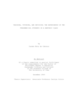 Teaching, tutoring, and revision: the experiences of two freshmen ESL students in a rhetoric class