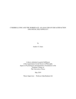 Cyberbullying and the workplace: an analysis of job satisfaction and social self-efficacy