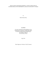 Applications and physicochemical characterization of nanomaterials in environmental, health, and safety studies
