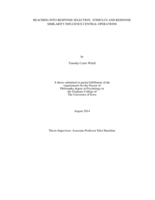Reaching into response selection: stimulus and response similarity influence central operations