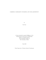 Coresets, complexity of shapes, and total sensitivity