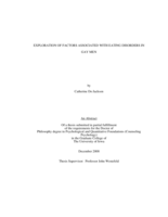 Exploration of factors associated with eating disorders in gay men