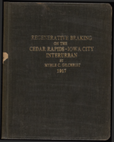 Regenerative braking on the Cedar Rapids-Iowa City interurban