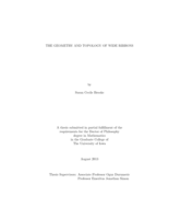 The Geometry and Topology of Wide Ribbons