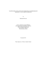 Wastewater's total influent estimation and performance modeling: a data driven approach