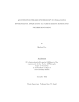 Quantitative infrared spectroscopy in challenging environments: applications to passive remote sensing and process monitoring