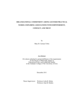 Organizational commitment among licensed practical nurses: exploring associations with empowerment, conflict and trust