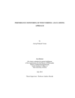 Performance monitoring of wind turbines: a data-mining approach
