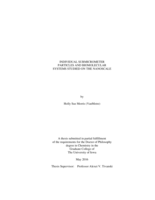 Individual submicrometer particles and biomolecular systems studied on the nanoscale