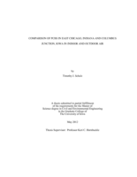 Comparison of PCBs in East Chicago, Indiana and Columbus Junction, Iowa in indoor and outdoor air
