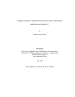Does quarterly earnings guidance increase or reduce earnings management?