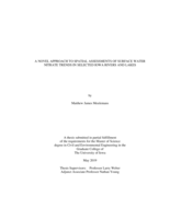 A novel approach to spatial assessments of surface water nitrate trends in selected Iowa rivers and lakes