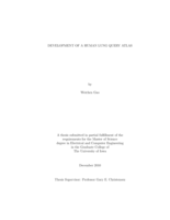 Development of human lung query atlas