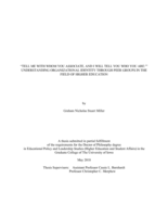 "Tell me with whom you associate, and I will tell you who you are": understanding organizational identity through peer groups in the field of higher education