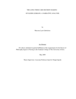The long-term care decision making of older lesbians: a narrative analysis