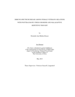 Immune-spectrum disease among female veterans: relations with posttraumatic stress disorder and maladaptive repetitive thought