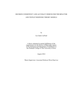 Decision consistency and accuracy indices for the bifactor and testlet response theory models