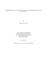 Experimental study on the impact of carbon nanomaterials on coke formation