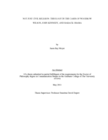 Not just civil religion: theology in the cases of Woodrow Wilson, John Kennedy, and Barack Obama