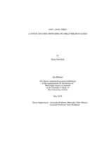 One? ¿Dos? Drei! A study of code switching in child trilingualism