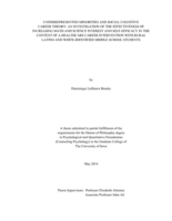 Underrepresented minorities and social cognitive career theory: an investigation of the effectiveness of increasing math and science interest and self-efficacy in the context of a healthcare career intervention with rural Latino and White-identified middle school students