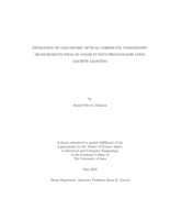 Estimation of volumetric optical coherence tomography measurements from 2D color fundus photographs using machine learning