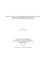 Boxing, masculinity, and help-seeking: how a boxing-based exercise program impacts the relationship between masculine norm adherence and help-seeking