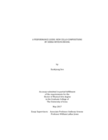 A performance guide: new cello compositions by Serra Miyeun Hwang