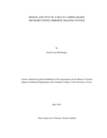 Design and test of a multi-camera based orthorectified airborne imaging system